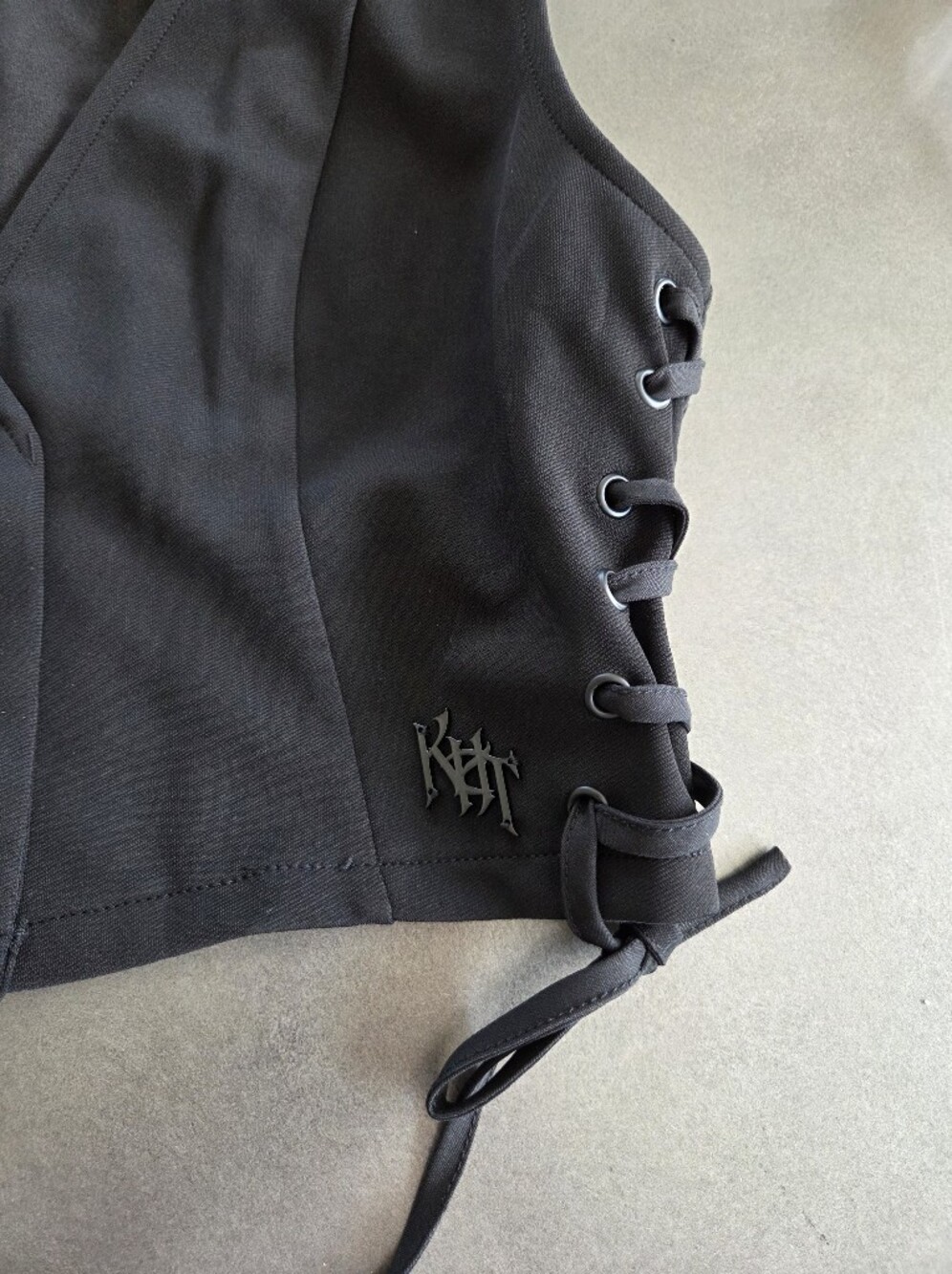 Killstar KIHILIST Black Nexara Waistcoat Size Small NWT Goth - Picture 3 of 10